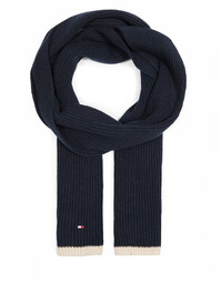 Szalik Tommy Hilfiger Block Flag Scarf AM0AM12061 Granatowy
