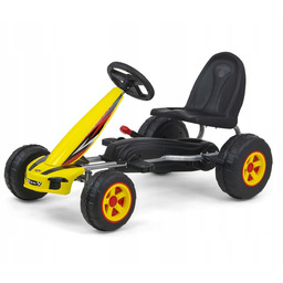 Milly Mally 3130 Gokart na pedały Viper Yellow