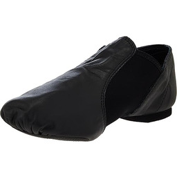Capezio Damskie EJ2 E-Series Jazz Slip-On, Czarne/Czarne
