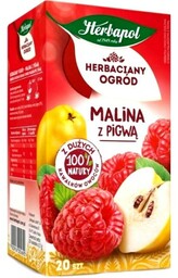 Herbapol Herbaciany Ogród Malina Pigwa Ex20 herbata ekspresowa