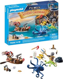 PLAYMOBIL Pirates 71636 Kalendarz adwentowy: Piraci, 24 niespodzianki,