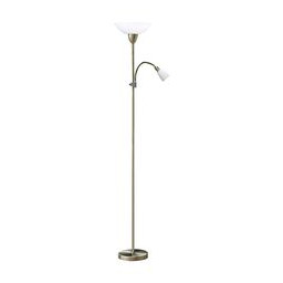 Lampa podłogowa Diana E27 100W+E14 40W chrom satyna