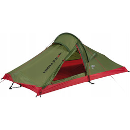 Namiot High Peak Siskin 2 Zielono-czerwony 10184