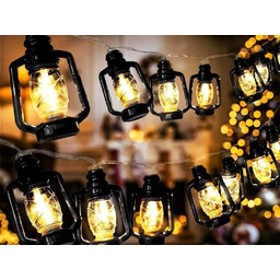 Girlanda ogrodowa solarna - 50 lampionów led