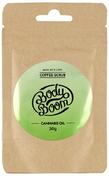 BodyBoom peeling kawowy, przebojowa Konopia Cannabis Oil, 30g