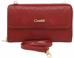 Damski portfel ze skóry ekologicznej Cavaldi M-13