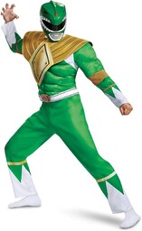DISGUISE Muscle Green Power Rangers Kostium dla dorosłych,