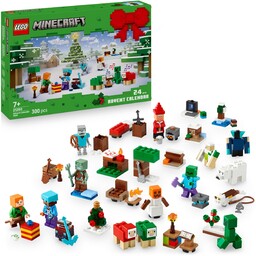 LEGO Minecraft Kalendarz adwentowy na 2025 rok, gamingowa