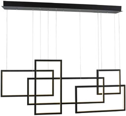Lampa wisząca RING QUADRATUS czarna AZ2850 - Azzardo