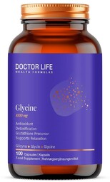 DOCTOR LIFE Glycine 1000mg suplement diety 100 kapsułek