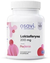 OSAVI Advanced Laktoferyna 200mg, 30 kapsułek