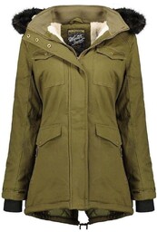 Kurtka dziewczęca zimowa Geographical Norway Celeste parka khaki