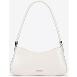 Damska torebka bagietka z imitacji skóry złamana biel