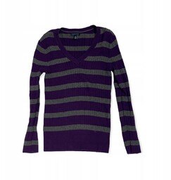 Swetrowa bluzka damska rękaw TOMMY HILFIGER M