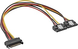 InLine 29683C SATA kabel prądowy Y, gniazdo SATA