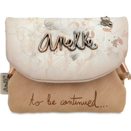 Anekke Beżowa Mała Damska Portmonetka