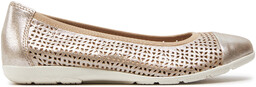 Baleriny Caprice 9-22151-42 Złoty