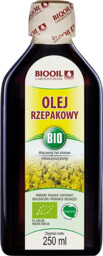 Olej rzepakowy tłoczony na zimno BIO 250 ml