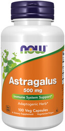 NOW Astragalus 500mg 100vegcaps