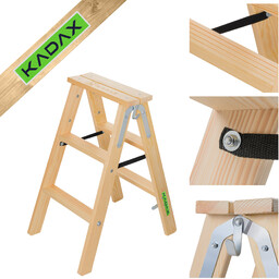 Drabina drewniana Opawa 3 stopnie