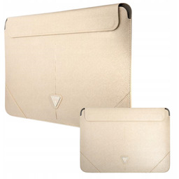 Torba/pokrowiec Guess Sleeve Saffiano Triangle na laptop