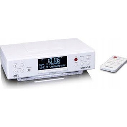 Radio Cyfrowe Lenco KCR-190WH Podszafkowe Białe Bluetooth Dab+