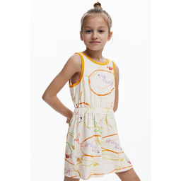 Krótki kombinezon z wzorami