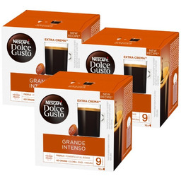 ZESTAW Kapsułki Nescafé Dolce Gusto Grande Intenso 3x16
