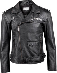 Kurtka Ramoneska Ramones - Anilina Black -L