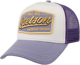Czapka Trucker Since 1865 Vintage by Stetson, fioletowy,