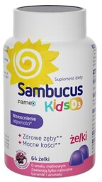 Sambucus Kids D3, 64żelki