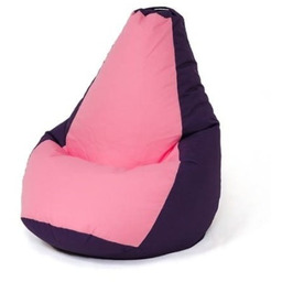 Go Gift Pufa worek sako GRUSZA fioletowy-różowy XL