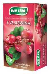 BELIN Herbata owocowa z żurawiną - 20 torebek