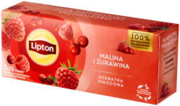 Lipton Herbatka owocowa malina i żurawina 32g 20
