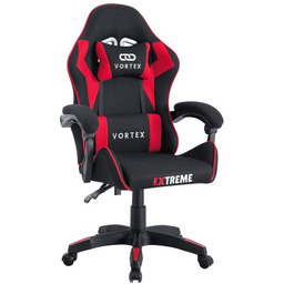 Fotel Gamingowy z tkaniny EXTREME Vortex Red, krzesło