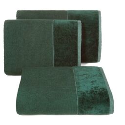 Eurofirany Ręcznik Lucy 50x90 zielony ciemny 500g/m2