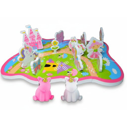 ZABAWKI NAKLEJKI FIGURKI DO KĄPIELI JEDNOROŻCE, ZABAWKI