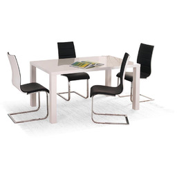 Stół do jadalni biały mat 120 cm Roland