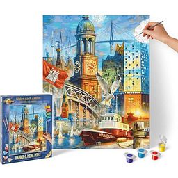 Schipper 609130891 Malowanie według numerów Hamburg, moja perła