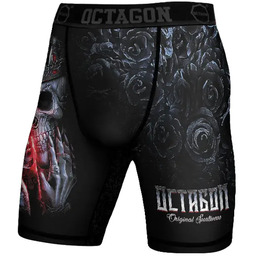 Octagon Spodenki Kompresyjne Vale Tudo Santa Muerte