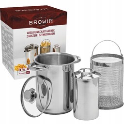 Zestaw Szynkowar garnek z koszem do wyrobu wędlin
