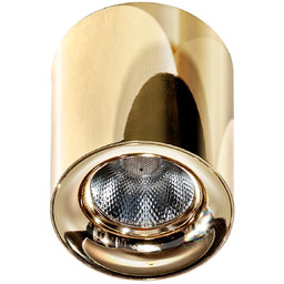 Plafon LED złoty metalowy kwadratowy 10cm AZ4326