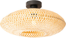 QAZQA Orientalna lampa sufitowa bambusowa 40 cm -
