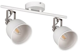KANLUX Lampa sufitowa Derato EL-2I W-SR Biało-srebrny
