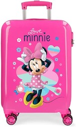 Disney Love Minnie walizka kabinowa różowa, Rosa (różowy)