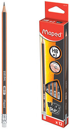 Ołówek Maped BlackPeps HB z gumką