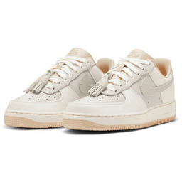 NIKE AIR FORCE 1 LOW BEŻOWE GŁADKIE SKÓRZANE