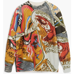 Desigual Sweter z etnicznym wzorem