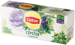 Lipton Suplement diety herbatka ziołowa aromatyzowana czystek