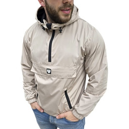 Kurtka kangurka męska beżowa logo Furia